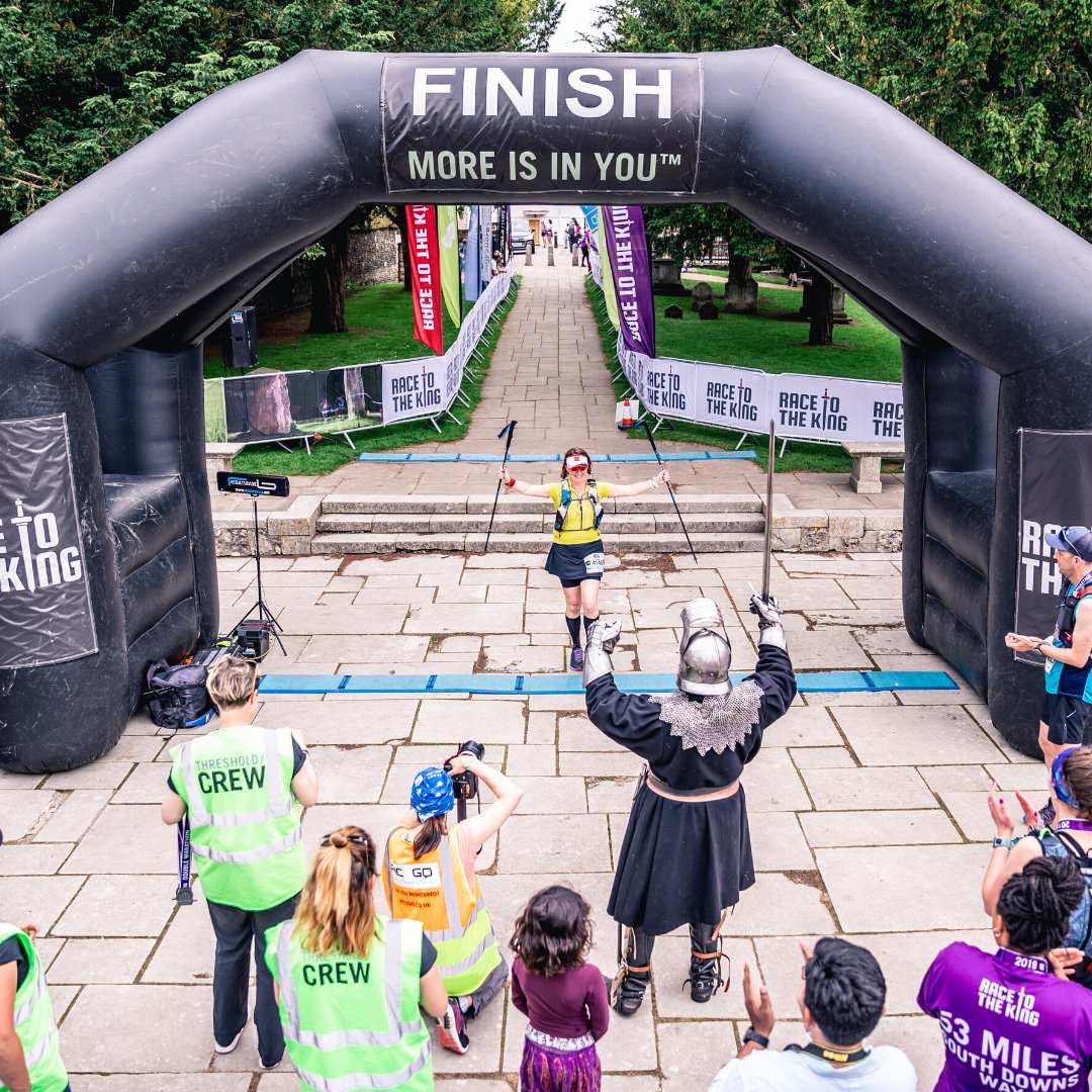 Finish Line Friday at one of the most historically significant buildings in Britain! #RTTK21