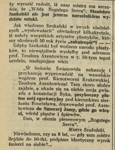 JanSadkiewicz's tweet photo. Zresztą, jak dalej pisze "IKC", mogło się skończyć dla prof. Axentowicza jeszcze gorzej
#Axentowicz #Szukalski #IKC #IIRP https://t.co/VbxiFr5f6E