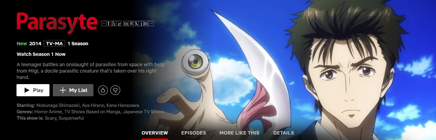 Watch Parasyte: The Maxim