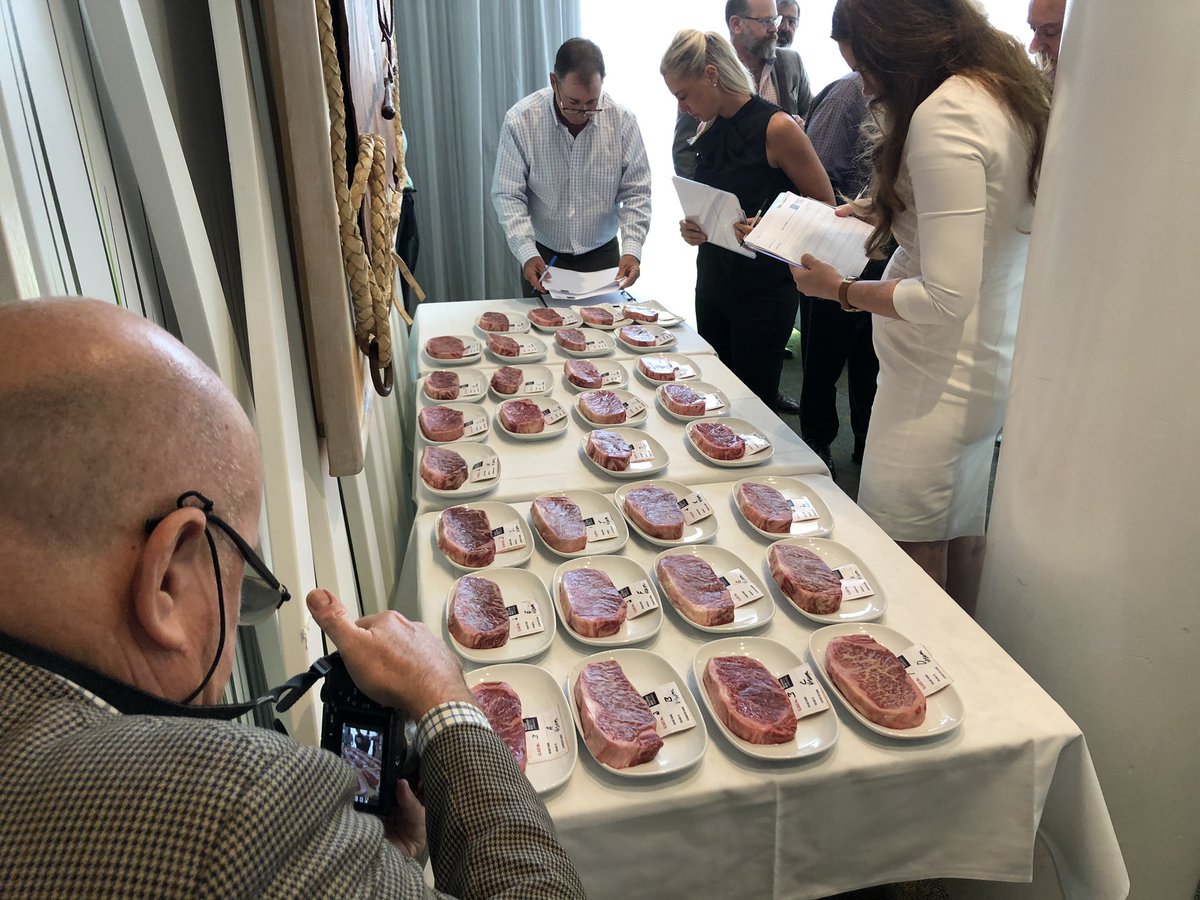endofthebitumen's tweet photo. Congratulations to the team at #StoneAxePastoralCompany for producing the #GrandChampion steak at the 2020 @AustWagyuAssoc #BrandedBeefCompetition for their #Fullblood entry - amazing beef ! https://t.co/2ur3dShKnE
