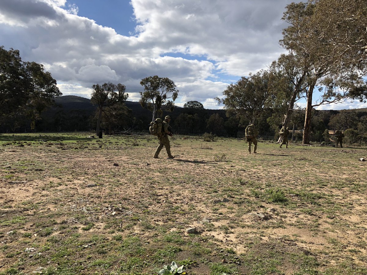 Great to observe RMC-D III Class training at Majura, with cadets applying #leadership theory instruction from the Australian Army Leadership Program in a range of scenarios that are testing their physical courage, discipline and sel-commitment. #GoodSoldiering #ArmyInMotion