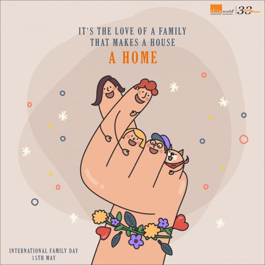 EktaWorld's tweet photo. It doesn’t matter how big the house or how expensive, it only matters how happy and loving the family is, for that is what makes a happy home.
Happy Family Day!
#InternationalFamilyDay #FamilyDay #EktaWorld #CelebrateWithFamily #FamilyisHome #HomeisFamily https://t.co/XOLlGwCsEP