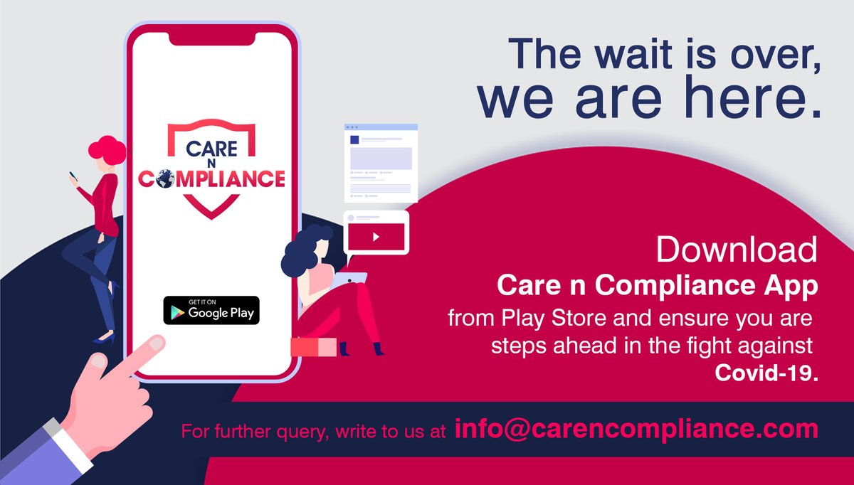 carencompliance's tweet image. Managing and monitoring your workplace hygiene and safety standards won't be a tedious task anymore!
Care n Compliance App is available on Google Play Store, DOWNLOAD NOW - tinyurl.com/yal4f6sc
#coronavirus #covid19 #work #office #lockdown #business #safe #compliance
