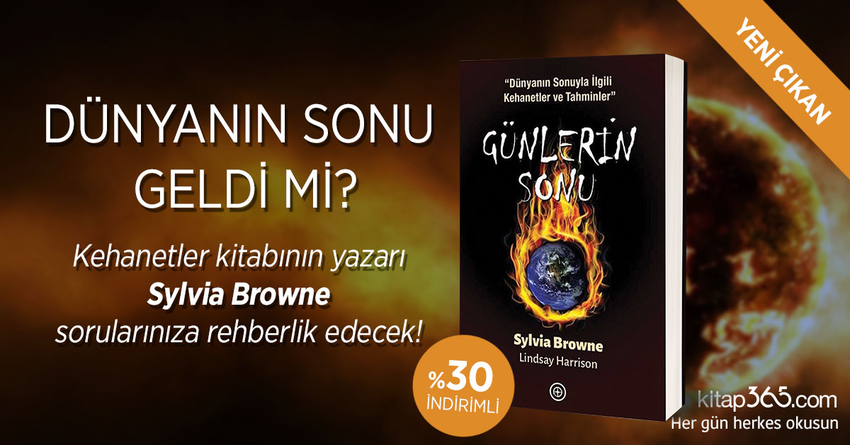 EpsilonGrubu's tweet photo. Dünyanın sonu ne zaman ve nasıl gelecek merak ediyor musun? Sylvia Browne Günlerin Sonu kitabında bu sorunun cevabı için sana yol gösteriyor. %30 indirimle satın almak için👉 https://t.co/OlQUA9miUq https://t.co/6XL9EqCGWP