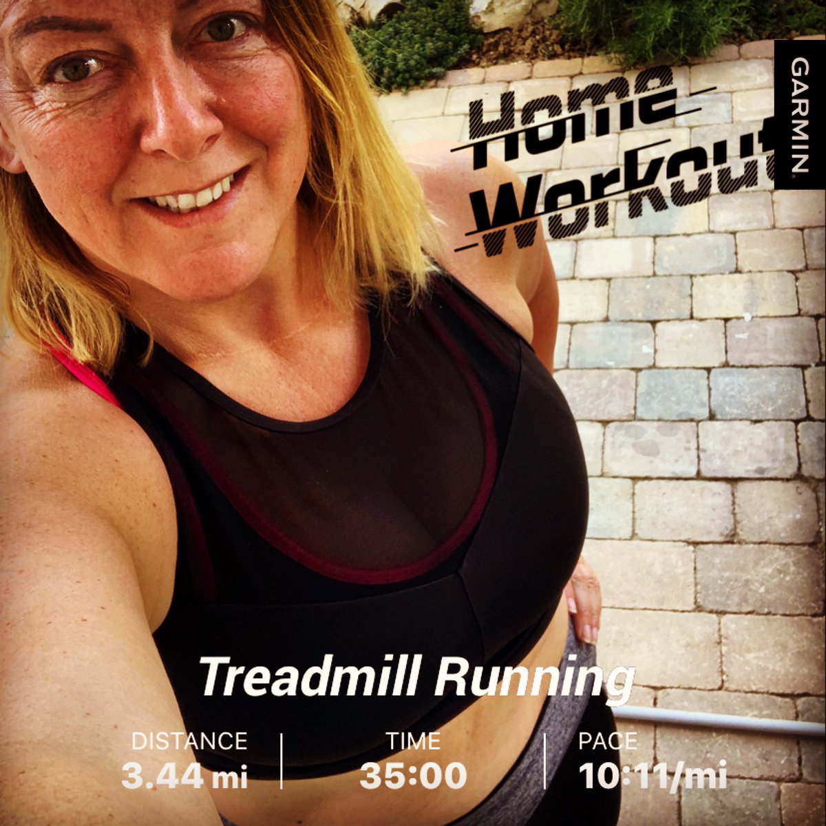 NinaStobart's tweet photo. Treadmill training Week 3, run 3 of #Garmin 10k training. Slowed down and found it a little easier this morning #NonRunnerRunning #thisgirlcan https://t.co/5TMisNQktf