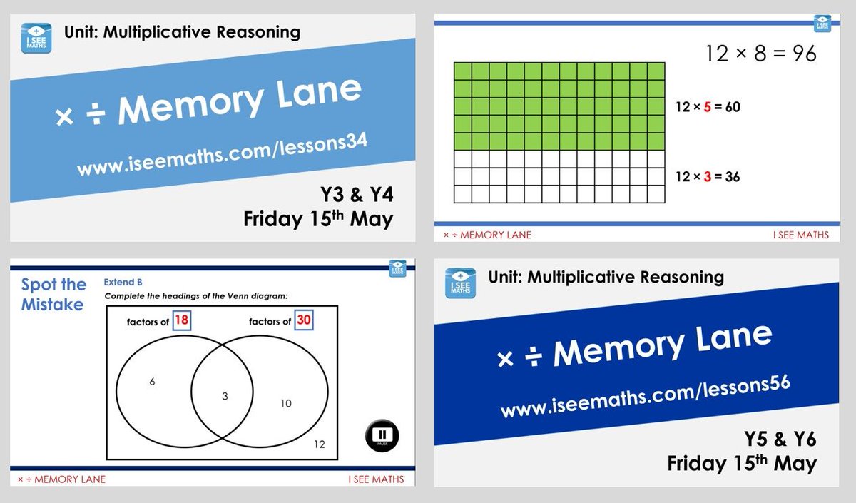We finish off our journey in ✖️ ➗ with a recap of the many things we have learnt. Lots of awesome drawings, examples and questions from the children too! 👏👏👏
Y3 &amp; Y4: buff.ly/2Uyb4rK
Y5 &amp; Y6: buff.ly/2Jw8uMz