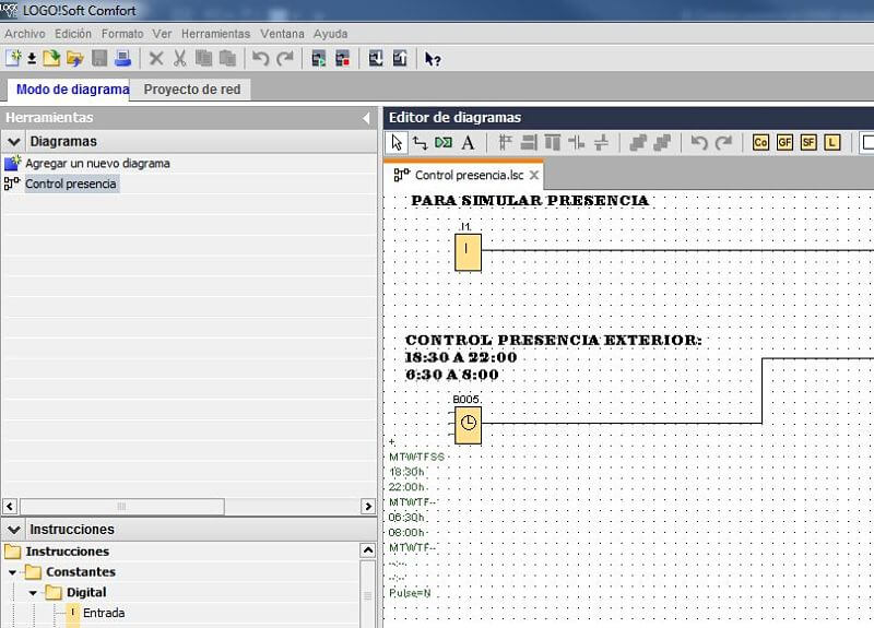 tecnoplc's tweet image. #programacionplc #programacionhmi -Control presencia LOGO simular luces y alarma en vivienda is.gd/Hg818r