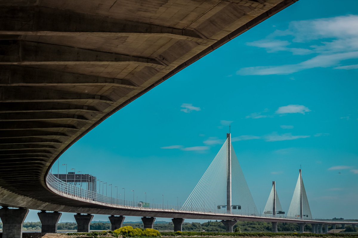 Wow. A huge thank you to @JGPhotography25 for sharing this  incredible image of the Mersey Gateway.