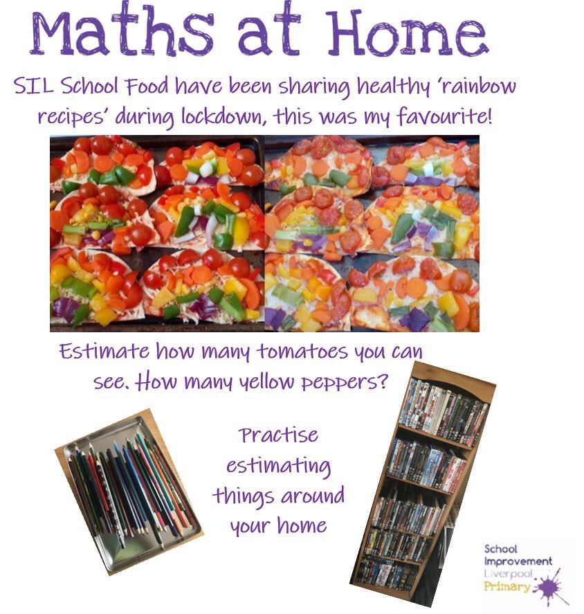 SIL_EduSupport's tweet photo. Happy Friday everyone, have you tried any of the fabulous #rainbowrecipes from @SIL_schoolfood ? Weโre using them to stay healthy and to practise our estimating skills ๐ https://t.co/8UNgY0Jwbe