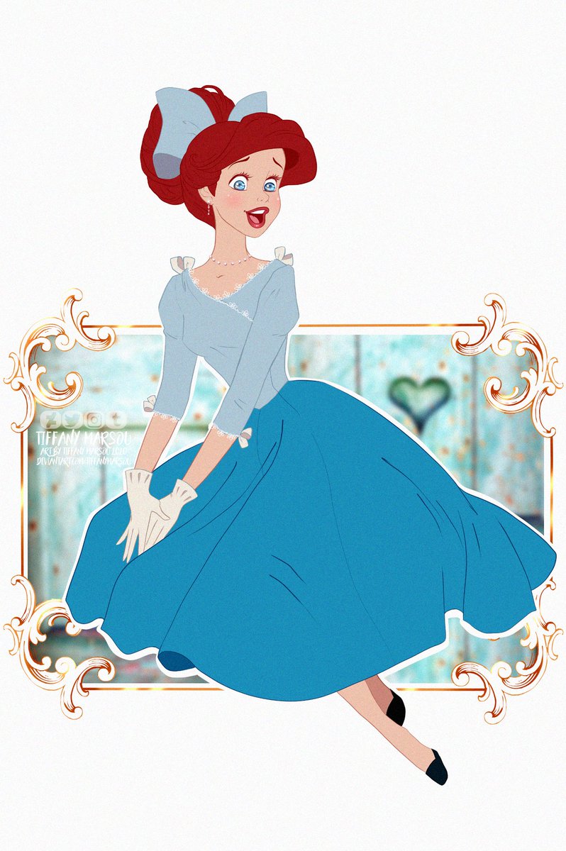 ariel in her blue dress Royal Blue Two Pieces Satin Long Prom Dress, Blue Evening Dress  shopluu