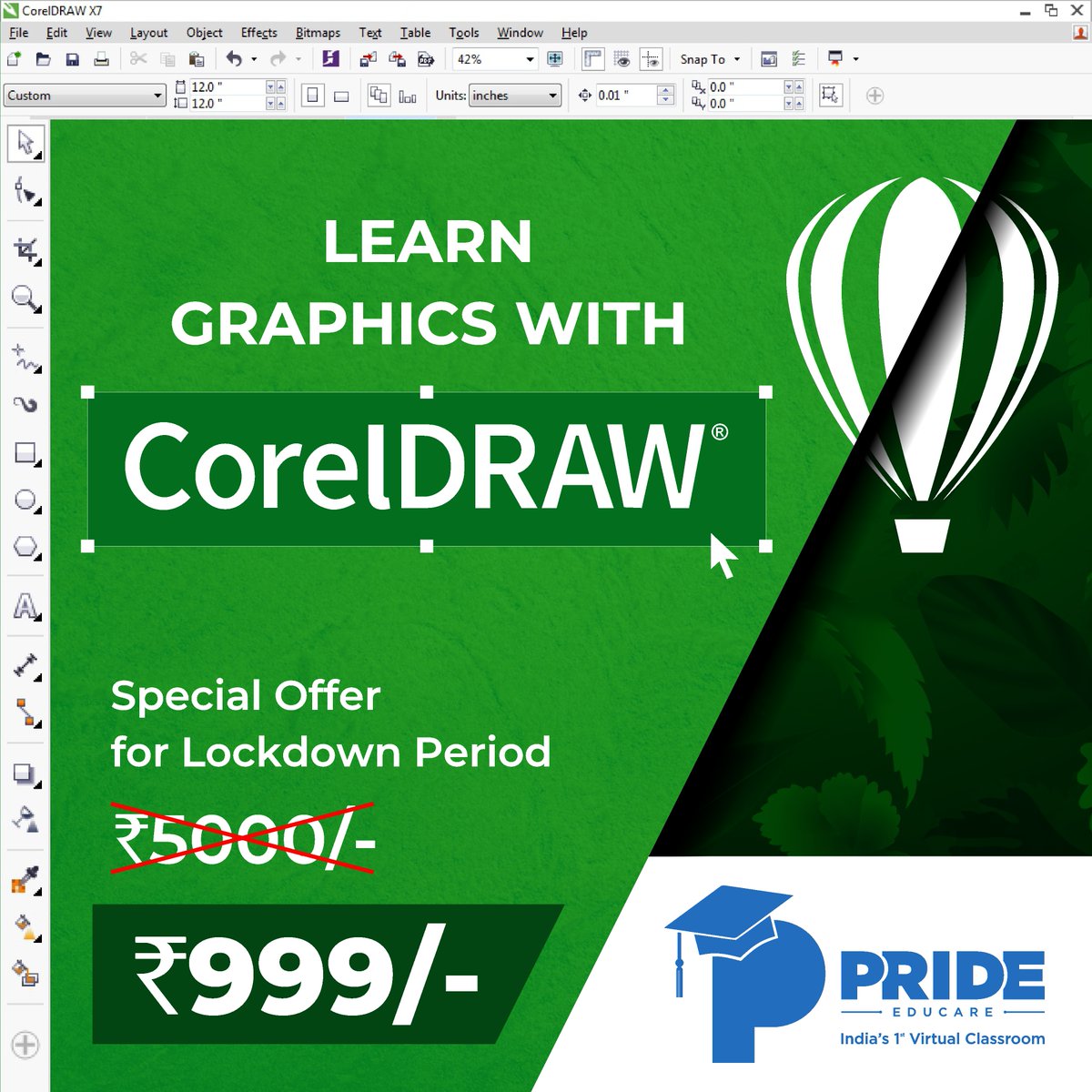 pride_education's tweet photo. #prideeducare #educare #computer #mumbai #graphicdesigner
#coreldraw #design #vector #art #graphicdesign #logo #vectorart #illustration #designer #coreldrawx #corel #digitalart #illustrator #artwork #desaingrafis #sketch #graphics #coreldrawindonesia #vektor #graphic https://t.co/AQCvaAI06D