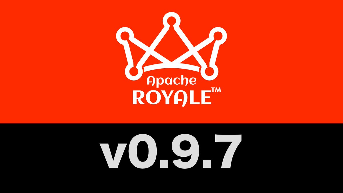 ApacheRoyale's tweet image. The #ApacheRoyale community is pleased to announce the 0.9.7 release. We’re very close to 1.0 release and we have many applications in production at this point. Read more about what&apos;s new here: bit.ly/3fPw0TJ

#html #javascript #css #mxml #as3 #js #flash2020 #ApacheFlex