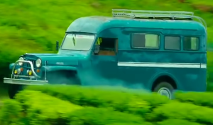 The Willys-Overland Station Wagon (various years of manufacture) has been appearing in Indian movies for a long time. The last time one saw it was in Barfi (2012)