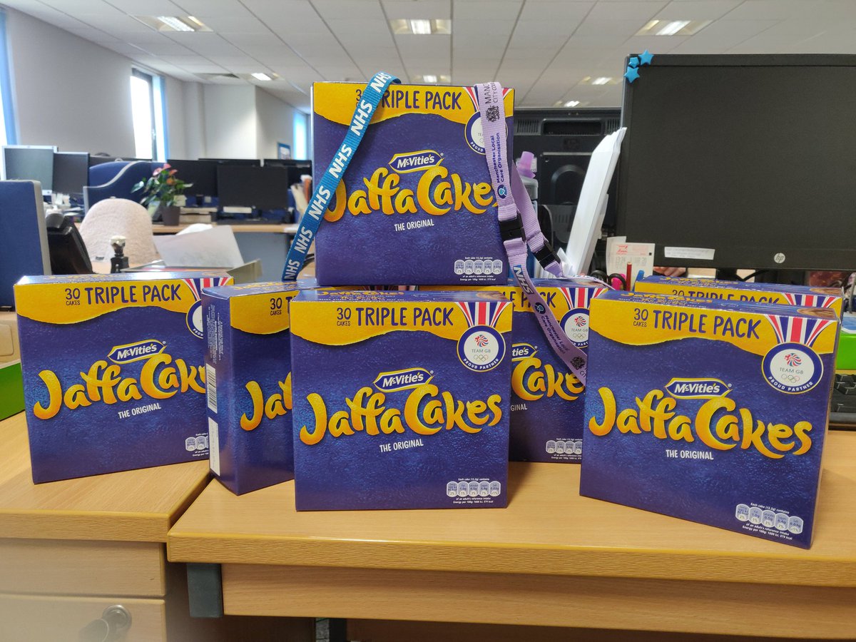 Massive thanks to @McVities for powering the @mcrlco Child Health Department for another week! #thankyou #NHS #NHSheroes #McVitiesHeros #biscuitpowered