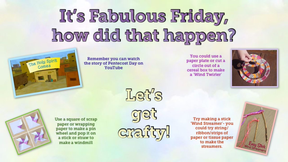 MrsMfromSJB's tweet photo. Happy ‘almost the weekend’ folks! I’ve selected another activity from our ‘Pick &amp; Mix’ for you today. It would make my week to see the crafty R.E. masterpieces that you create! Please keep in touch, enjoy the weekend &amp; take care, Mrs M x #StillMissingYouMadly #SJBReception https://t.co/WoSheyVER9