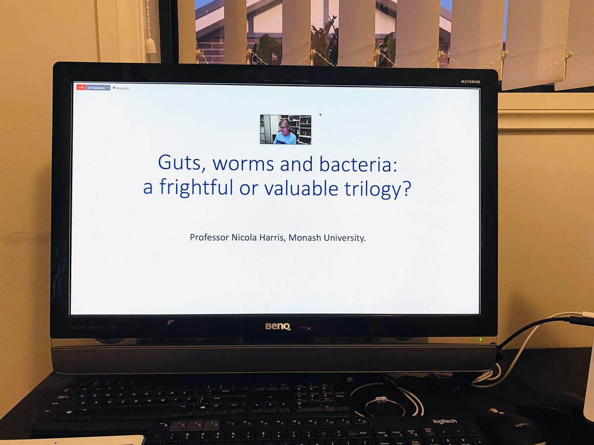 KhaThanhPhan's tweet photo. First Day of Immunology public lecture’s on now. Listening to worm infection in the gut before dinner on Friday night is absolutely an unprecedented experience 😂
@DayofImmunology #DoImmuno https://t.co/VKd3k8wcAA