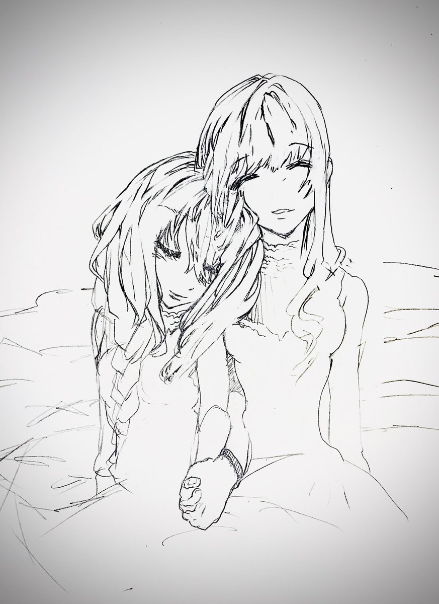 メディバンペイントで製作中のも進めているけれど落書きもしてます(*⁰▿⁰*)
#お絵描き #イラスト #女の子 