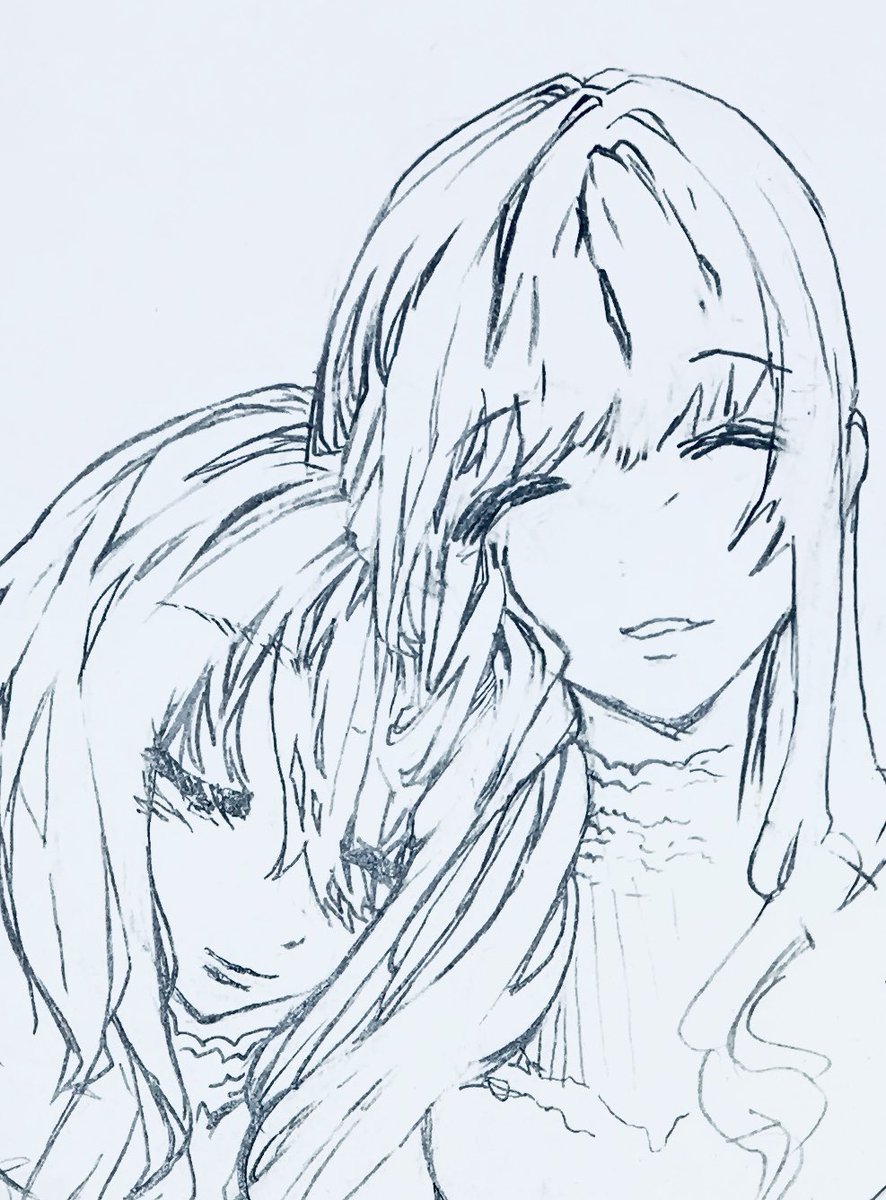 メディバンペイントで製作中のも進めているけれど落書きもしてます(*⁰▿⁰*)
#お絵描き #イラスト #女の子 