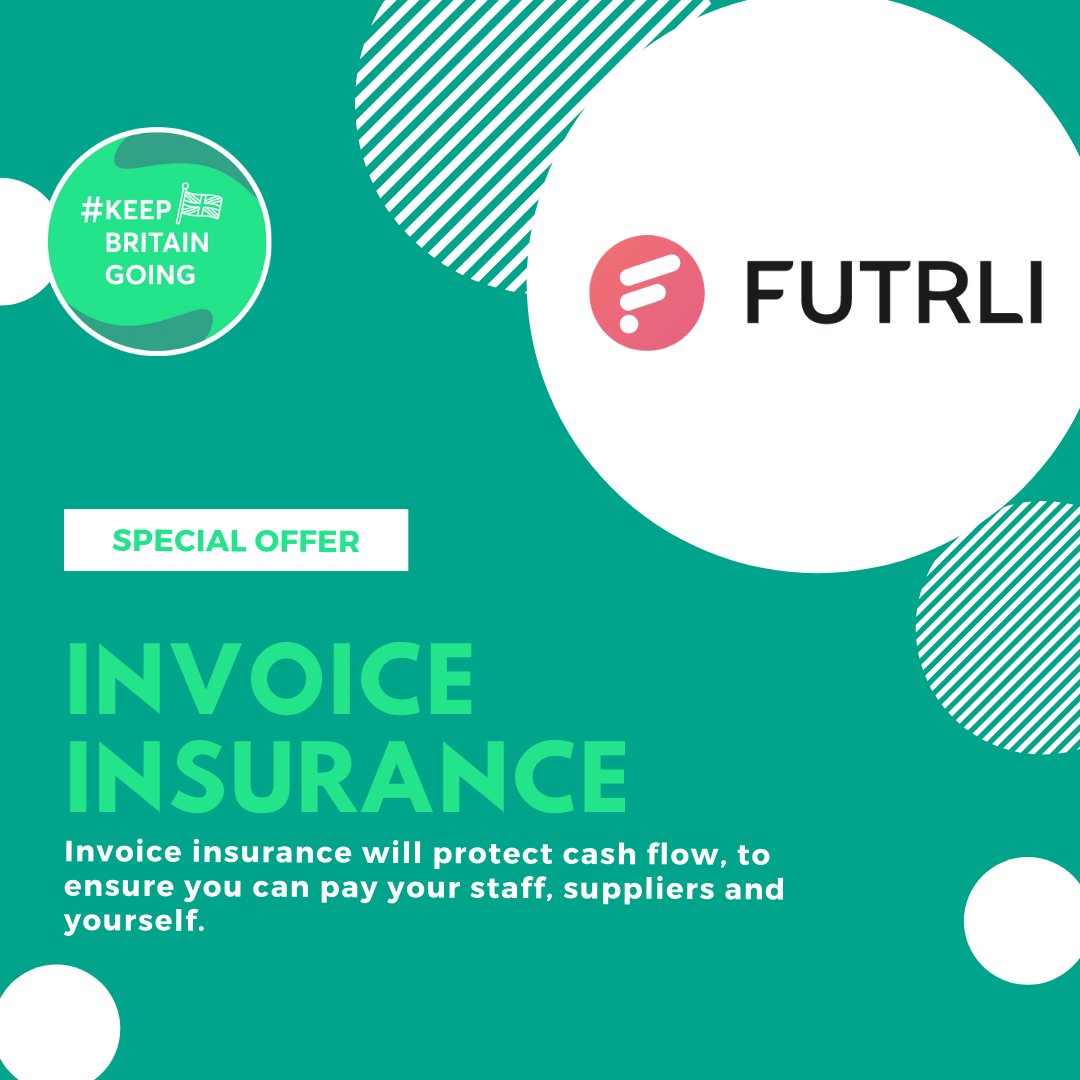🎉 Special Offer from Futrli 

<a href="/FUTRLI/">Futrli</a> will give you Flow Pro free for 3 months to guarantee access to invoice insurance which could protect up to 90% of your cash from due invoices. 

Sign up today - bit.ly/2Z8rf1N

#invoiceinsurance #businesssupport #keepbritaingoing