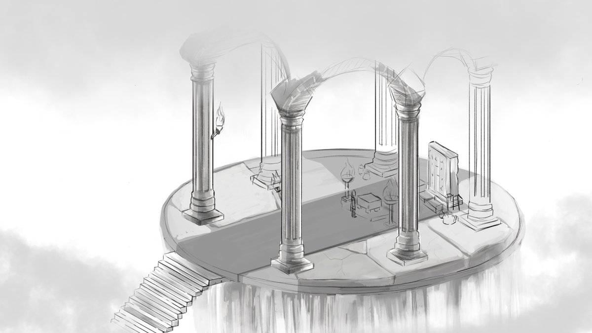 EnterSpaceGames's tweet photo. The second sketch of the altar in black and white. There has been a lot of changes. 🏛🙂
Have a nice weekend, guys !

Follow us :
https://t.co/gAJYae0NEz
https://t.co/U0PcvEbNEN
https://t.co/jU0ROKMbtN https://t.co/F0ZLE0Klfo