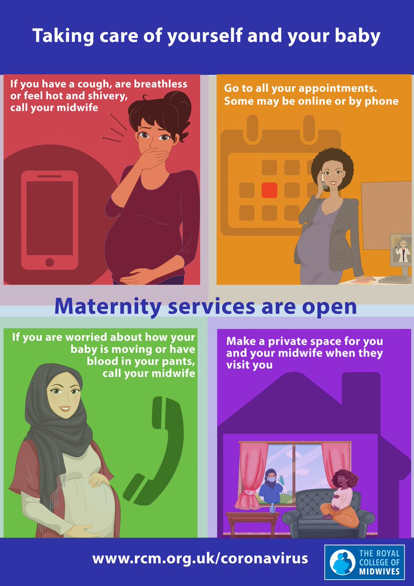 “We need to ensure that there are no barriers to women seeking, and receiving, help and support during their pregnancy.” 

Our latest poster outlines key reminders of help available: ow.ly/GWk150zGiju #midwives2020