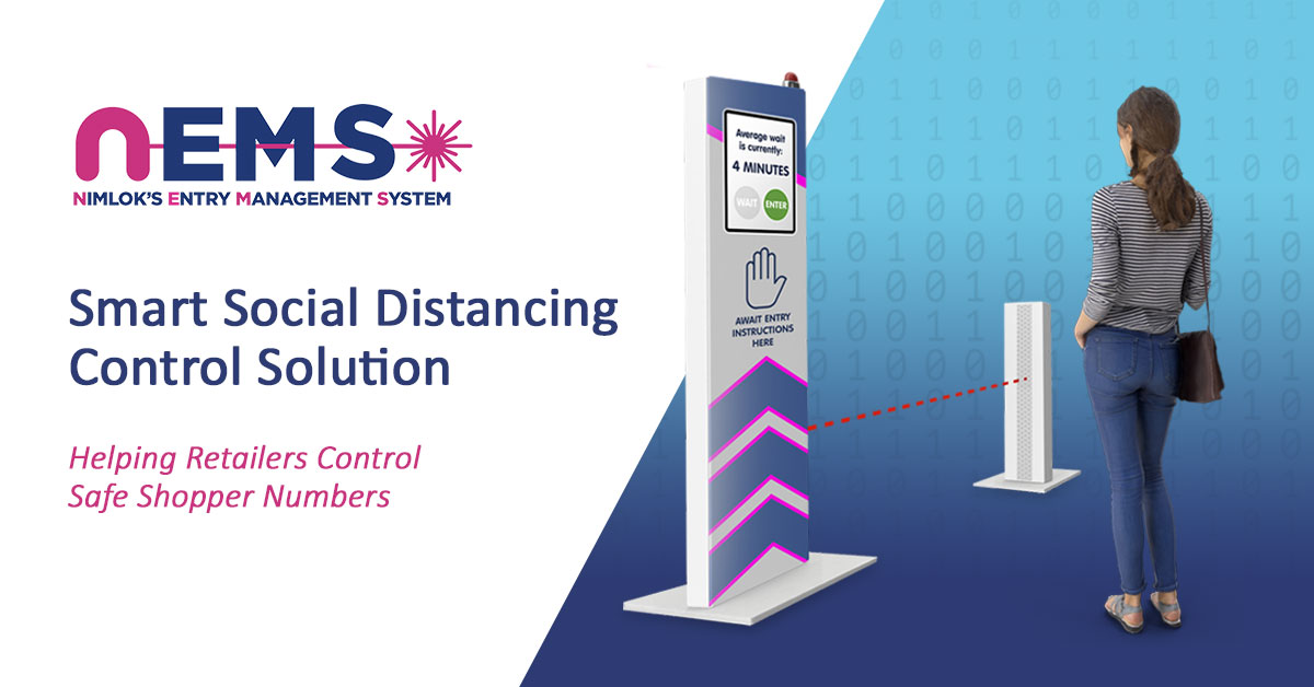 NimlokUK's tweet photo. 💡Let NEMS help you to control safe shopper numbers without the need for a dedicated staff member. ➡️ Find out more https://t.co/WCq67lfmMe #socialdistancing #retail #covid19 #safety #reopening https://t.co/ekfzhFG9fU