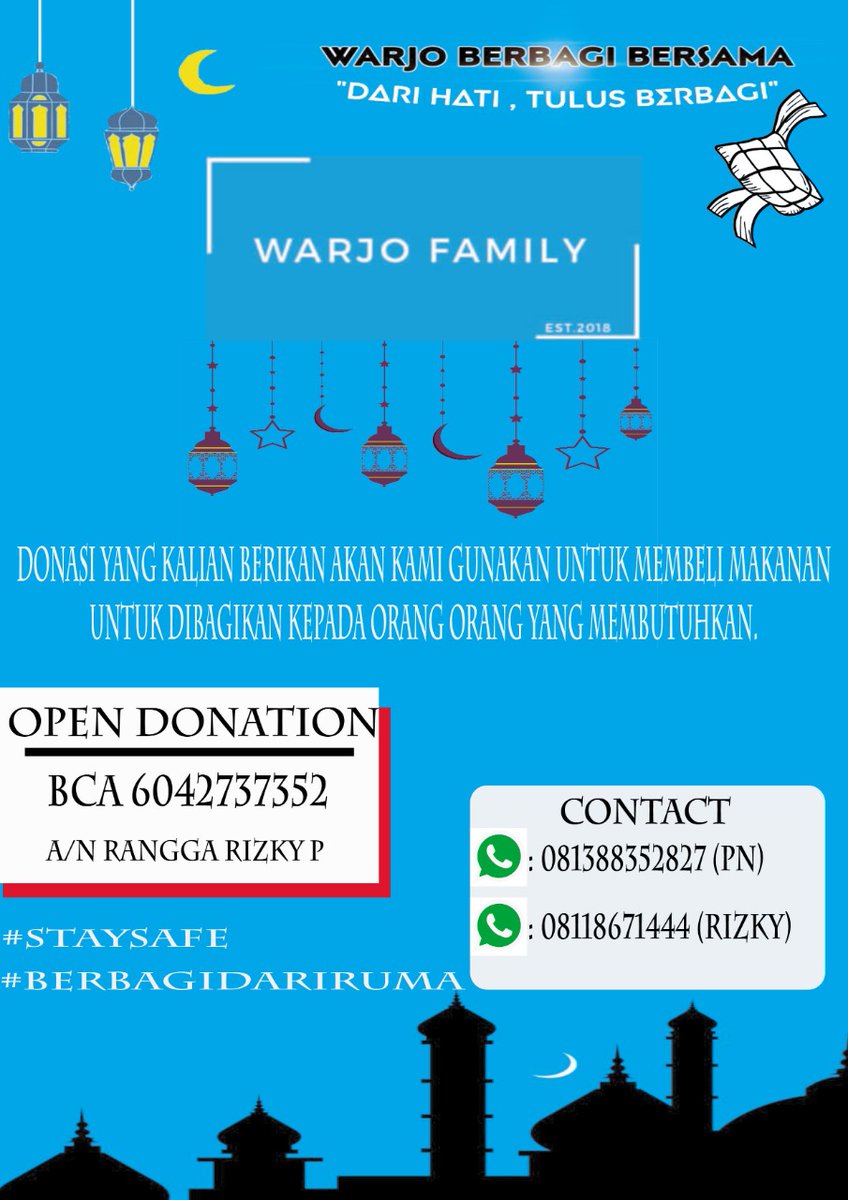 MAZdboyz's tweet photo. yuk kita open donasi buat kalian dan ortu kalian yang ingin ikut donasi boleh se ikhlasnya terimakasih
#berbagikebaikan
#warjo
#Waras
#warot
#rotansa https://t.co/GH9aQnLFqh
