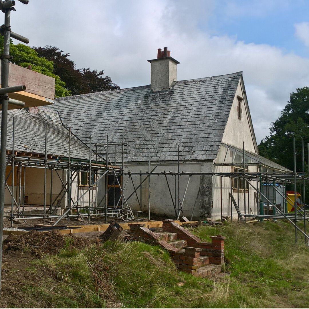 LandmarkTrust's tweet photo. We are thrilled to have won the Heritage Award for the restoration of our Grade II* listed Landmark, Winsford Cottage Hospital in #Devon. #RICSsocialimpactawards https://t.co/5j9UksxrfG https://t.co/JGIxVGMxUg
