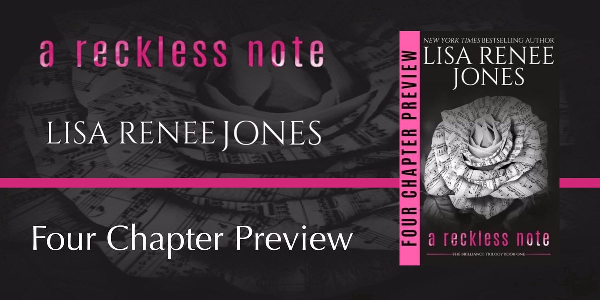 Moms_Book_Xscap's tweet photo. Free Four Chapter Preview

A RECKLESS NOTE (Brilliance Trilogy Book 1) by @LisaReneeJones is coming June 23rd.

Check out our blog post for more details.
https://t.co/u0i8MNgbsH

#LisaReneeJones #ARecklessNote #BrillanceTrilogy #FreePreview https://t.co/xmAB0euUzV