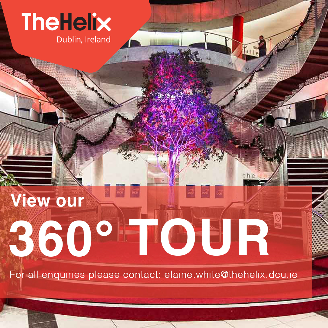 Take a virtual 360° tour on our website today🎭 Explore the variety of amazing venues and spaces we have to offer✨

Click the link below to view:
thehelix.ie/venue-hire/tak…

#thehelixdublin #meetingprofs #keepdiscovering #discoverireland #makeItireland #eventprofs