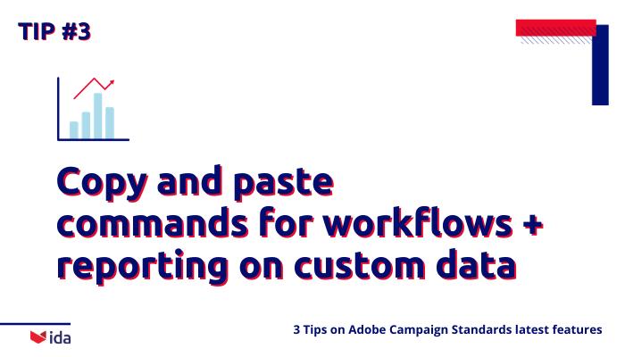 Our last #tip on #AdobeCampaign Standards:🤩
📈 #Copyandpaste #commands for #workflows + #reporting on #customdata
When you have a #workflow with #multiplesegments and #email, you don't want to start each email from scratch. Read more about this tip 👉 bit.ly/Tip3ACS