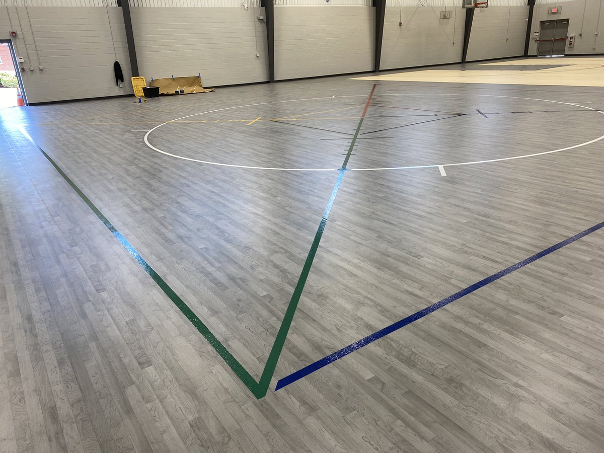 aip_inc's tweet photo. This completed flooring project for Valley Forge Baptist Church 
looks fantastic!
Elizabethton, TN.

Tarkett Sports Omnisports 7.1 Sports Flooring @TarkettIndoor https://t.co/vz7twTEFpp