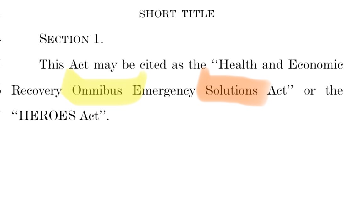 RepThomasMassie's tweet photo. Sorry, OMNIBUS and SOLUTION should never appear in the same sentence, much less in the same Bill Title.

Today’s so-called “omnibus solution” weighs in at 1815 pages and over $3 trillion.

Want serious solutions from Congress? Demand that each bill cover only one topic! https://t.co/Lb9dGG7Kgt
