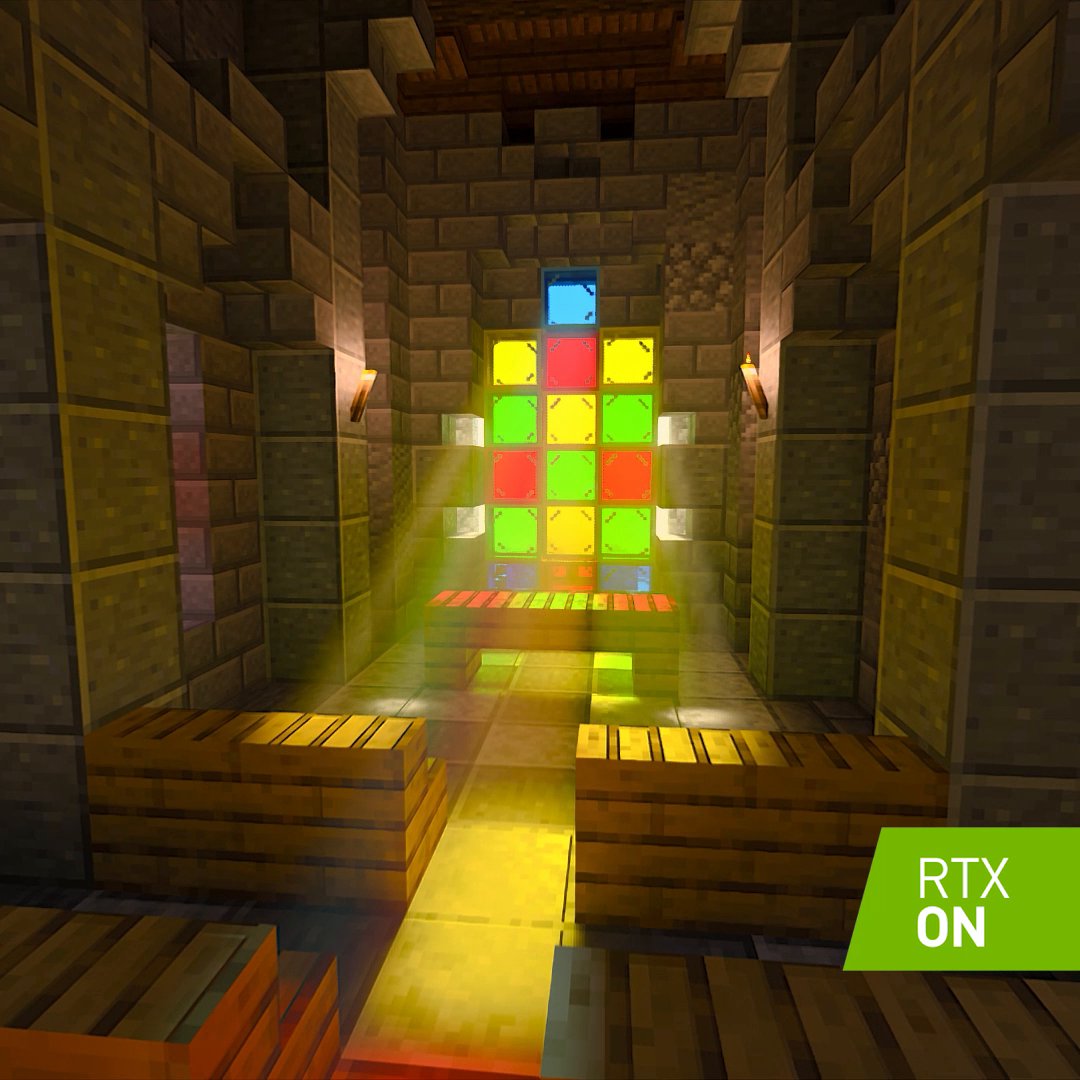 Minecraft From Glistening Hilltops To Dusty Sunlight Through Stained Glass Windows There S Plenty To Gasp At In The Five New Creator Worlds For The Minecraft With Rtx Beta T Co Cibtjgueu3 T Co J1c9ye3avv