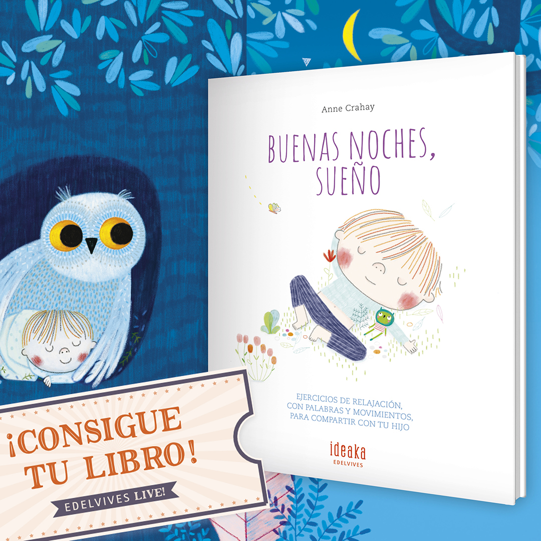 Edelvives's tweet photo. "Buenas noches, sueño" nos ayuda a relajarnos antes de dormir. Descúbrelo hoy, a las 19:15, en #EdelvivesLIVE con Estefanía Doceda.

Consigue este libro ➡️ https://t.co/QAHx3wdS76
#EdelvivesTeAcompaña #QuédateEnCasa con Edelvives https://t.co/SazErlBQBV
