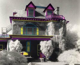 bjdombach's tweet photo. Since many of us are still "homebound" I am posting this one from Waaayyyyy back.  Seems it is particularly suitable for our present covid-19 situation. #HIE Infrared film #Kodak #handcolored https://t.co/DvxS9aAEEK