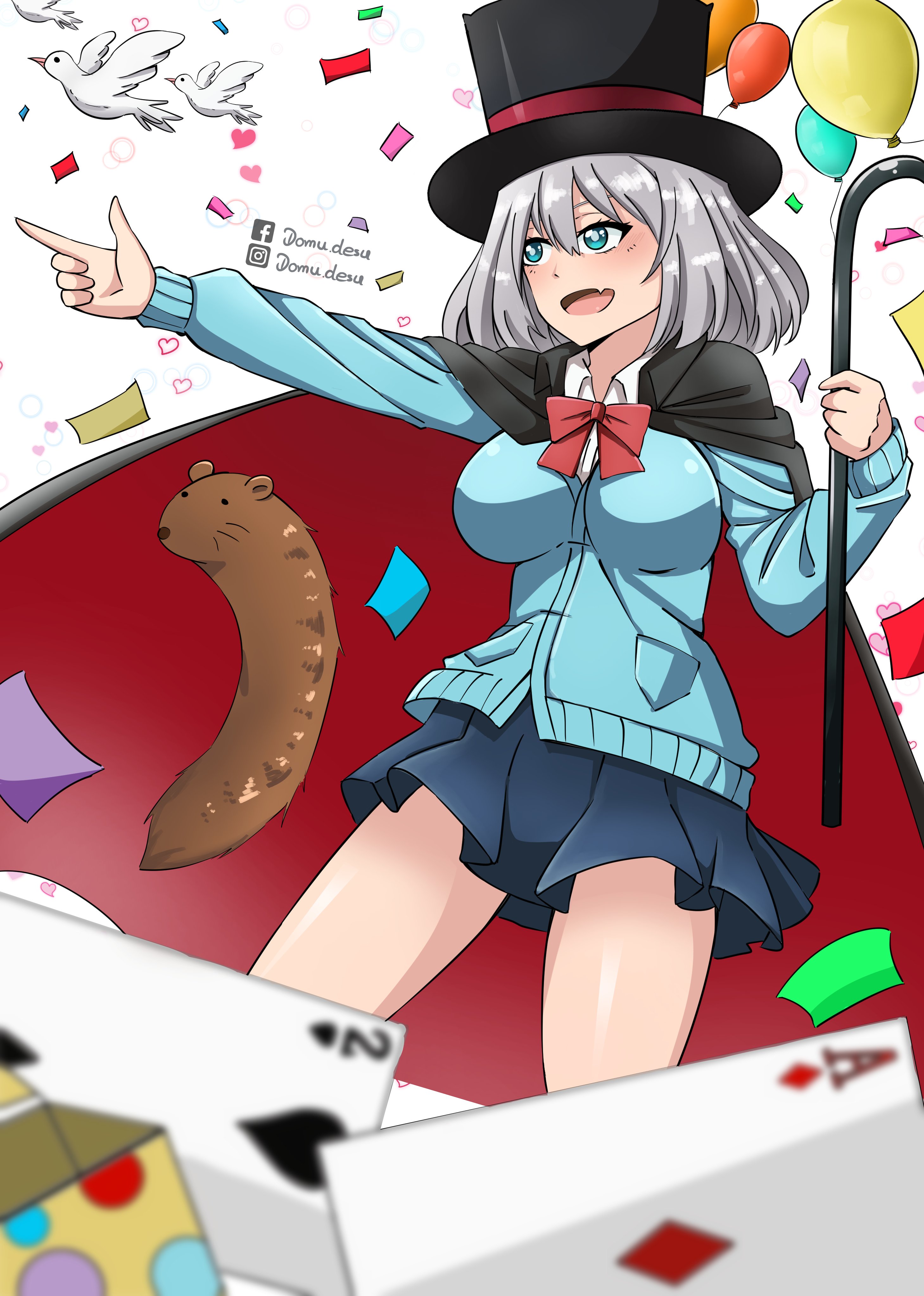 Anime Tejina Senpai HD Wallpaper