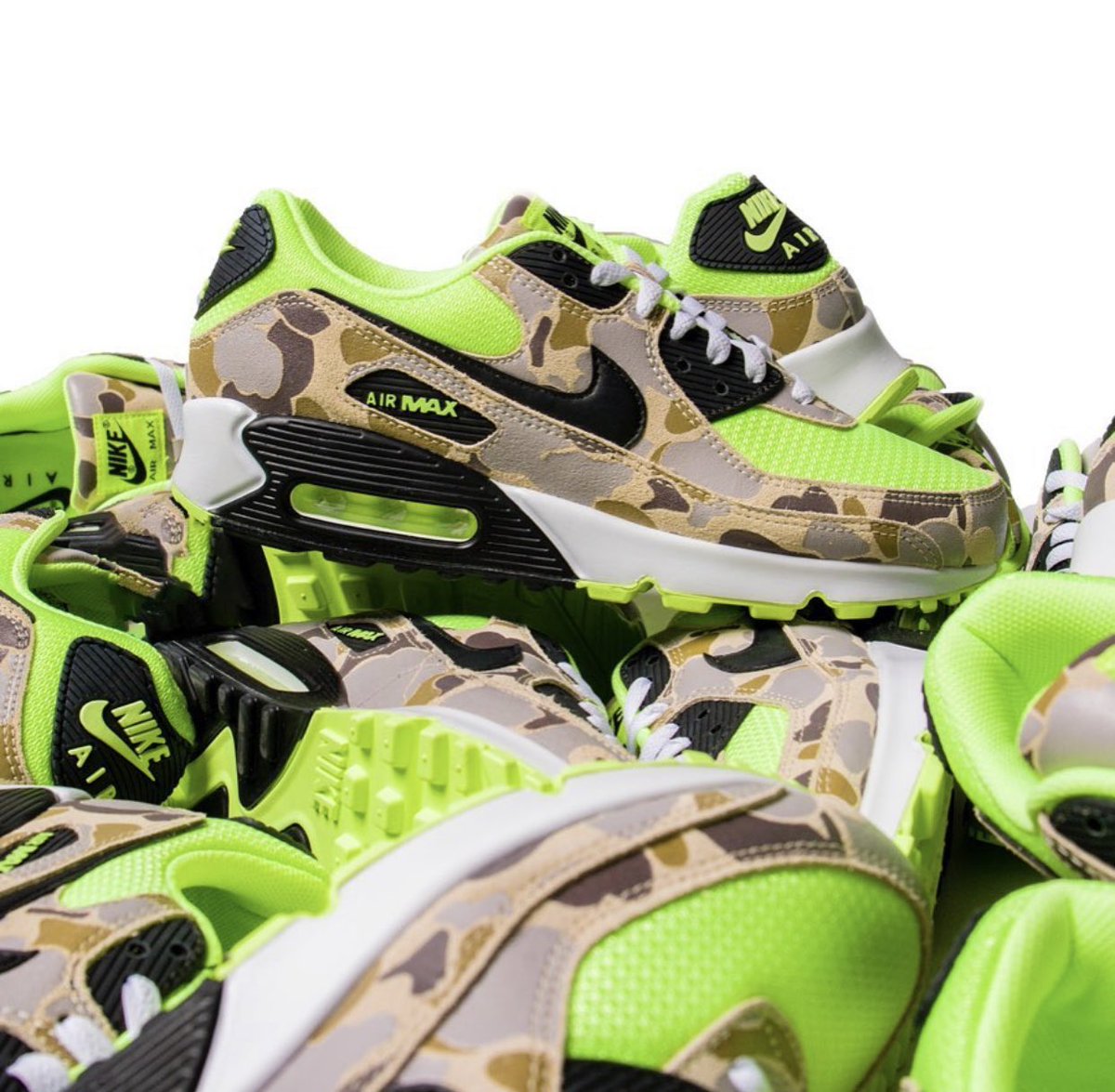 air max 90 ghost green duck camo