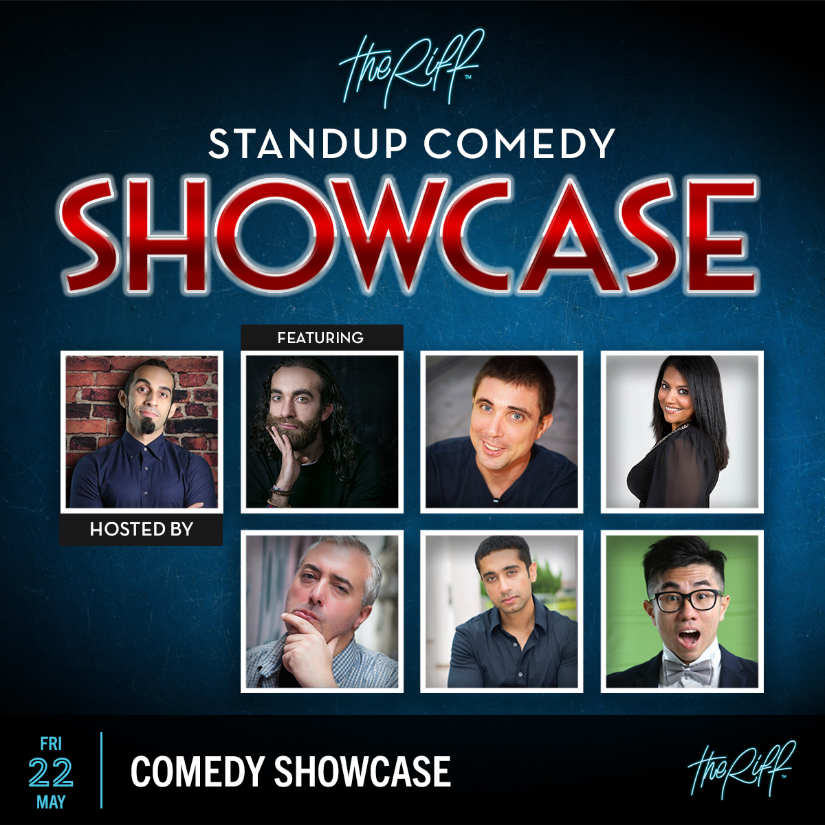 theriffhk's tweet photo. 🌟 NEW SHOW: Get ya #comedy fix in this Friday with our host @vivekmahbubani, because legally, the person with the longest name has to host the show. Also featuring @MohammedMagdi, @ryanhynek and more. 🎫 https://t.co/lMaUw0F1HU https://t.co/edSNA8vgEI