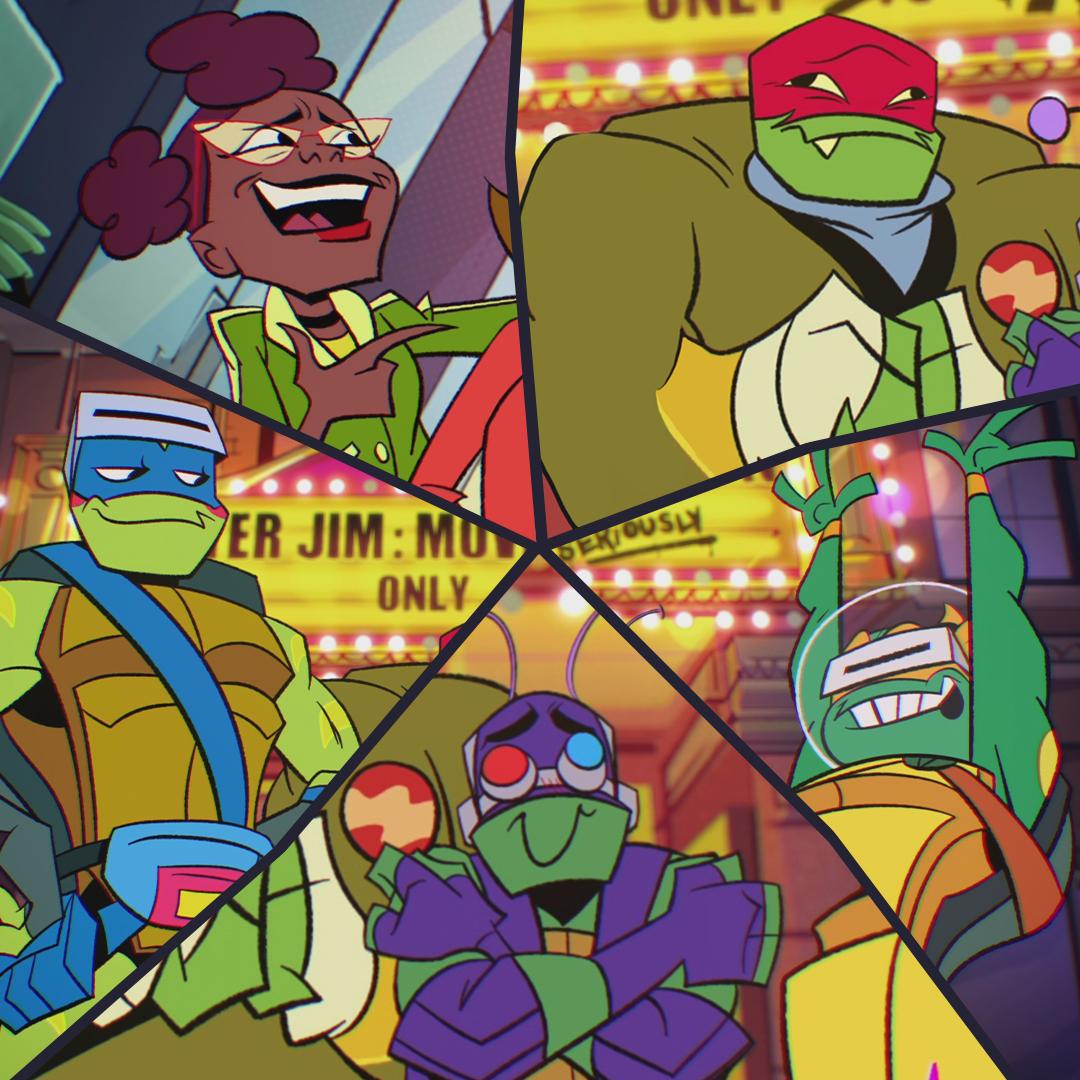 TMNT on Twitter: "Raph. Mikey. Donnie. Leo. April. The whole team\