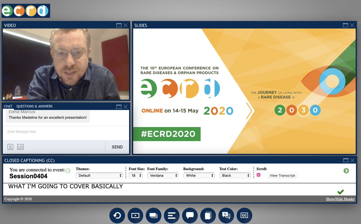irdirc's tweet photo. Another inspiring #talk by Dr #NickSireau @AKUSociety 🔝😃🤩 no presentation slides, "just" a super #speech! Wow 🙌
#ECRD2020 @eurordis
#rarediseases #advocate #awareness #patient #research #science #treatment #Alkaptonuria #DevelopAKUre https://t.co/ohqeWxaxPE