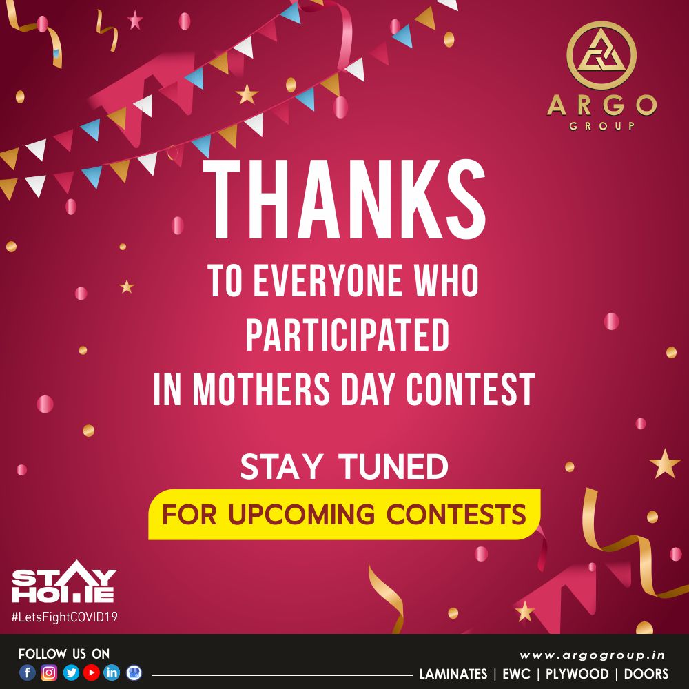 argogroupasia's tweet photo. Thanks to everyone who participated in mothers day contest
Stay Tuned For Upcoming Contests
https://t.co/3MfdE6b1ys
#argo #argogroup #argogroupasia #argolaminates #argolam #plywood #doorskin #meripyarimaa https://t.co/c7jo4QGs8X