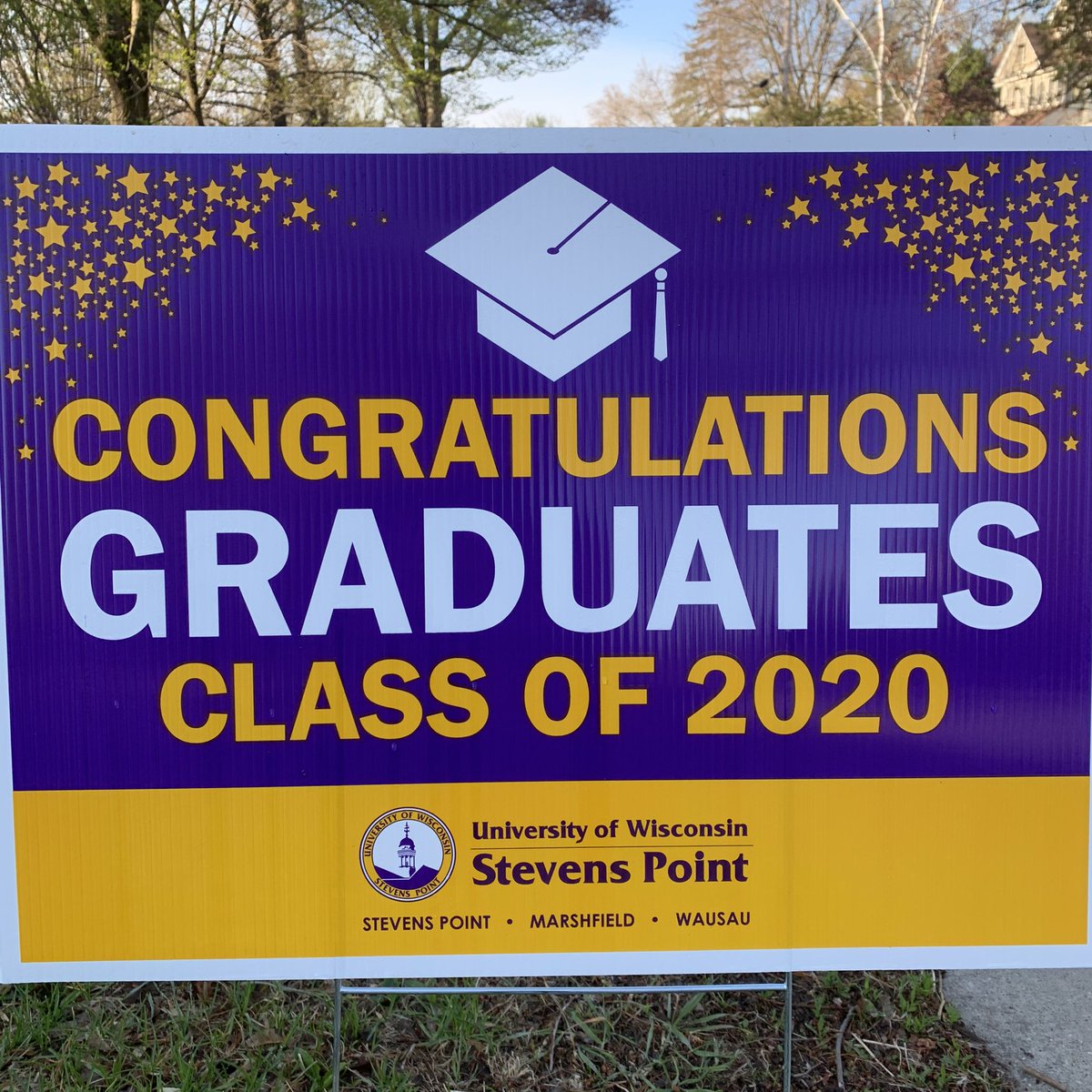 Last day of finals; last day of the semester! Congrats to you and especially our graduates - woot!! #UWSP #YouMatter #PointCares