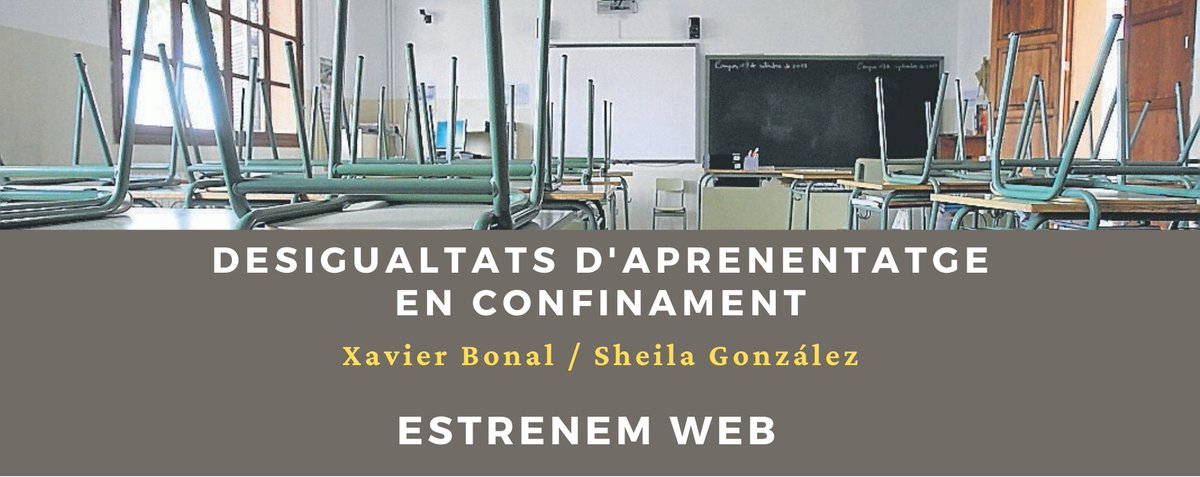 SheilaGonzlez6's tweet photo. Podeu trobar els resultats de la recerca en aquest nou web https://t.co/QmuBLQpi0h Esperem que us sigui d’utilitat! Seguim treballant en nous resultats. @xavierbonal @SheilaGonzlez6 #InfanciaConfinada #DAC https://t.co/WtpEb1UVIE