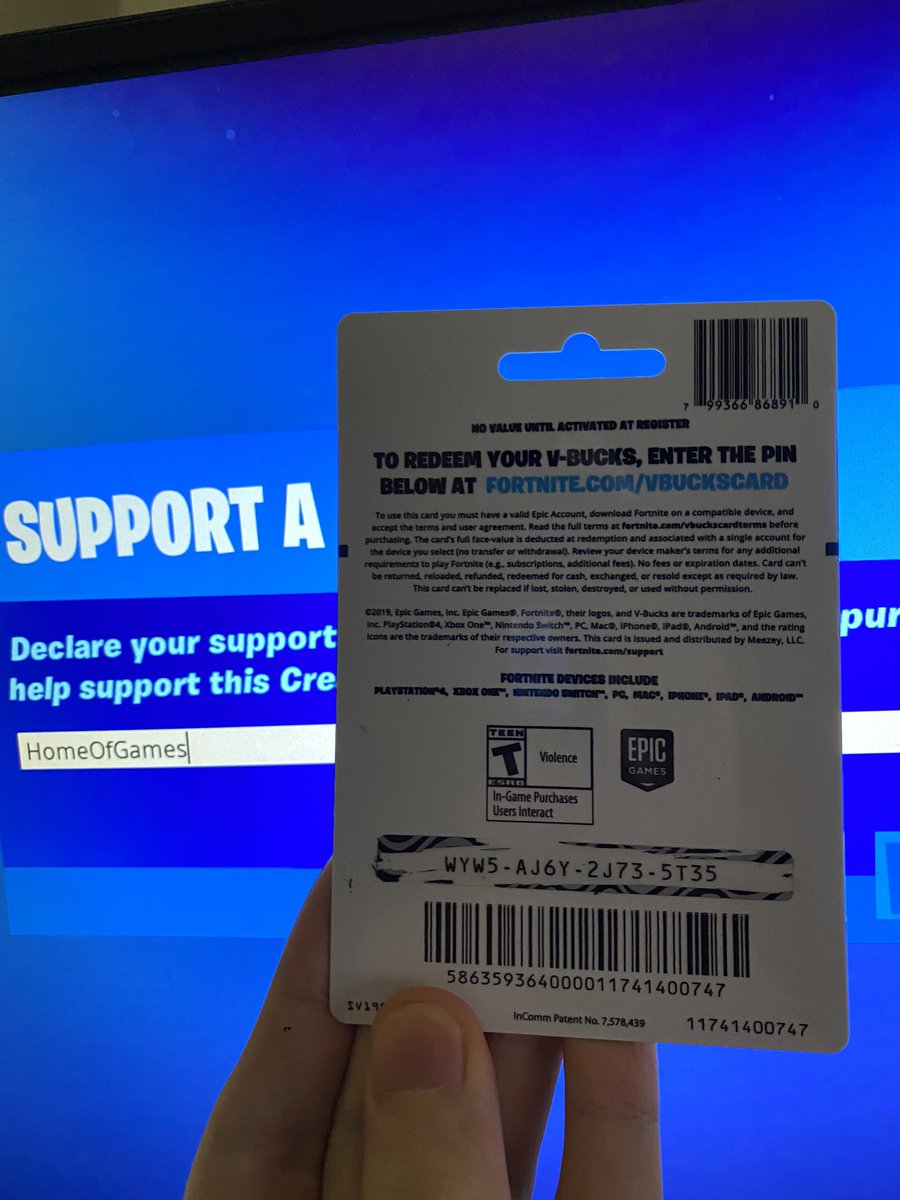 fortnite free code redeem