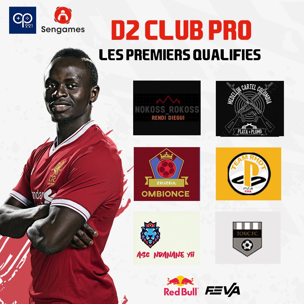 ⛔⛔⛔⛔⛔⛔
On connaît déjà nos premiers qualifiés pour les quarts de la Division 2 Club Pro.
Groupe A
<a href="/covid19_g/">nokossRokoss</a> et <a href="/MedelinFc/">Cartel Medelin</a>
Groupe C
<a href="/ombionce/">OMBIONCE FC</a> Fc et <a href="/FifaRhdt/">RHDT Fifa Team</a>
Groupe D
<a href="/AscNdanane/">ASC NDANANE YII</a> et <a href="/FCtoxicmen/">FC Toxic</a>

Il ne reste que le groupe B où il ya encore du suspense 👇🏾
