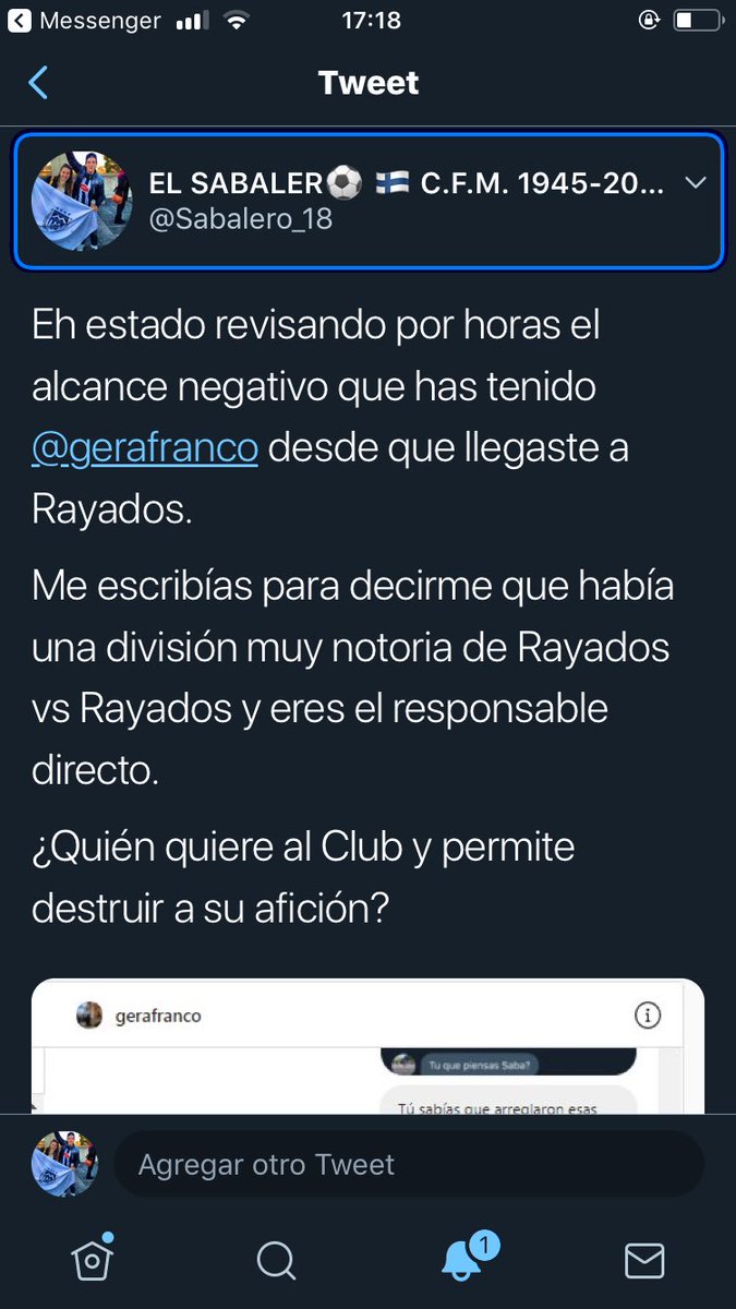 BarriosUnidos3's tweet photo. @israelbarronm @Rayados @LigaBBVAMX En base a qué @rayados es una empresa socialmente responsable.? 

Para empezar este CM @gerafranco trabaja en contra de los jugadores y del Ideario Cuauhtémoc https://t.co/nsuV08Ac2g