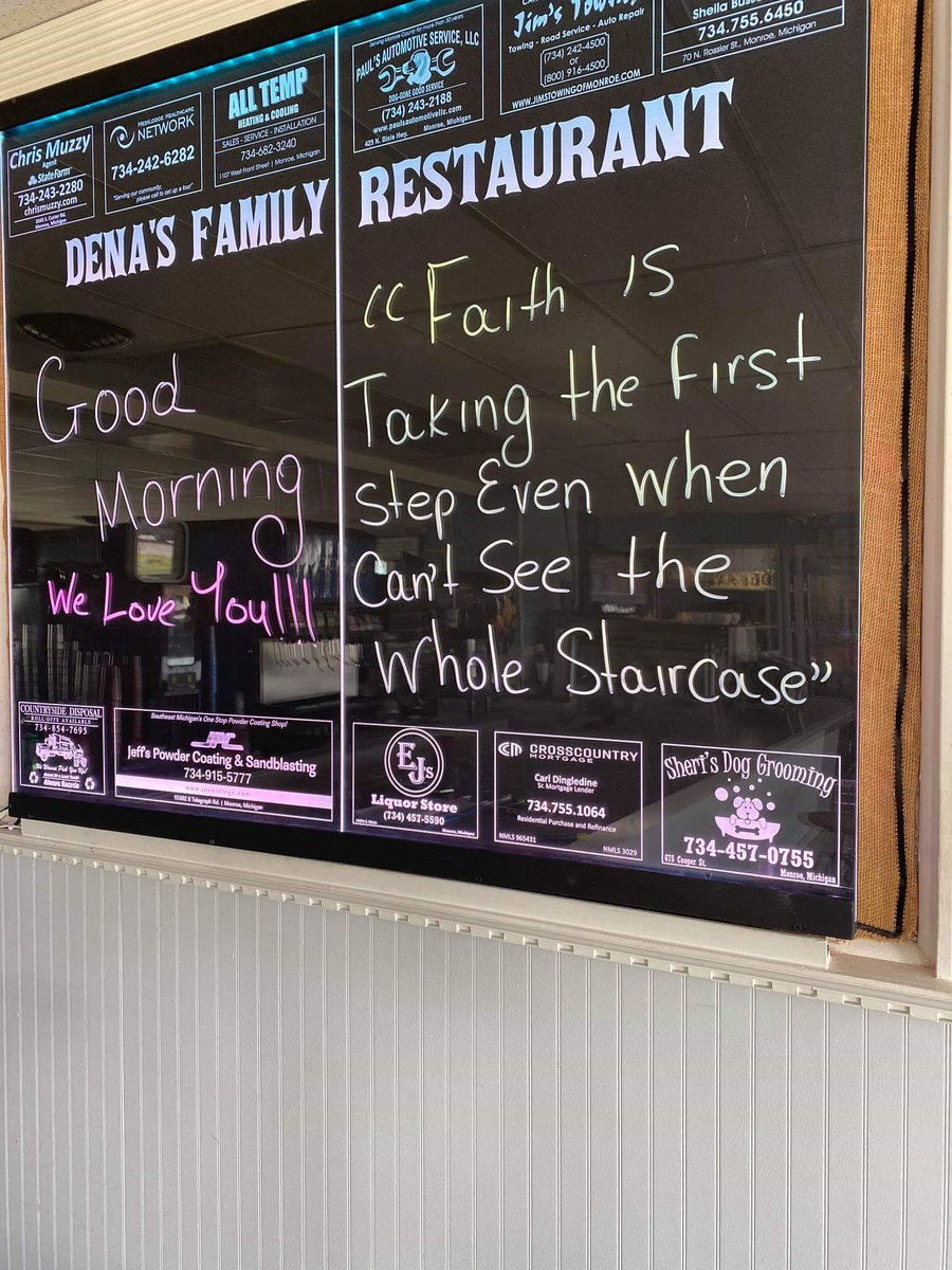 DenasRestaurant's tweet photo. Have an awesome Friday and always remember we’re here for you from 8 AM until 8 PM.
Call us at 734-243-9322 we will be very happy to serve you! 🍽️ https://t.co/wC2fZknM9S