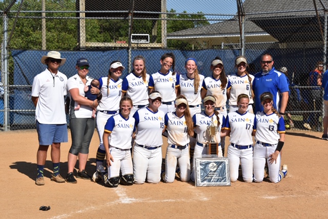 NSAthletics's tweet photo. Flashback Friday #9: On this weekend in 2019, Varsity Softball and Varsity Boys Lacrosse won NSA's 13th &amp; 14th VISAA state championships.  Go Saints! https://t.co/Oecfg9NIAP