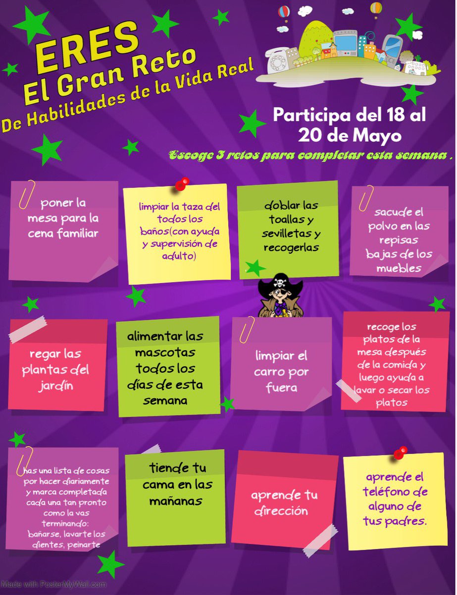 emmaelem's tweet photo. Next week rather than the typical lessons we will be doing the Real World Challenge!  #eeslilpirates https://t.co/b61QNUfkVX